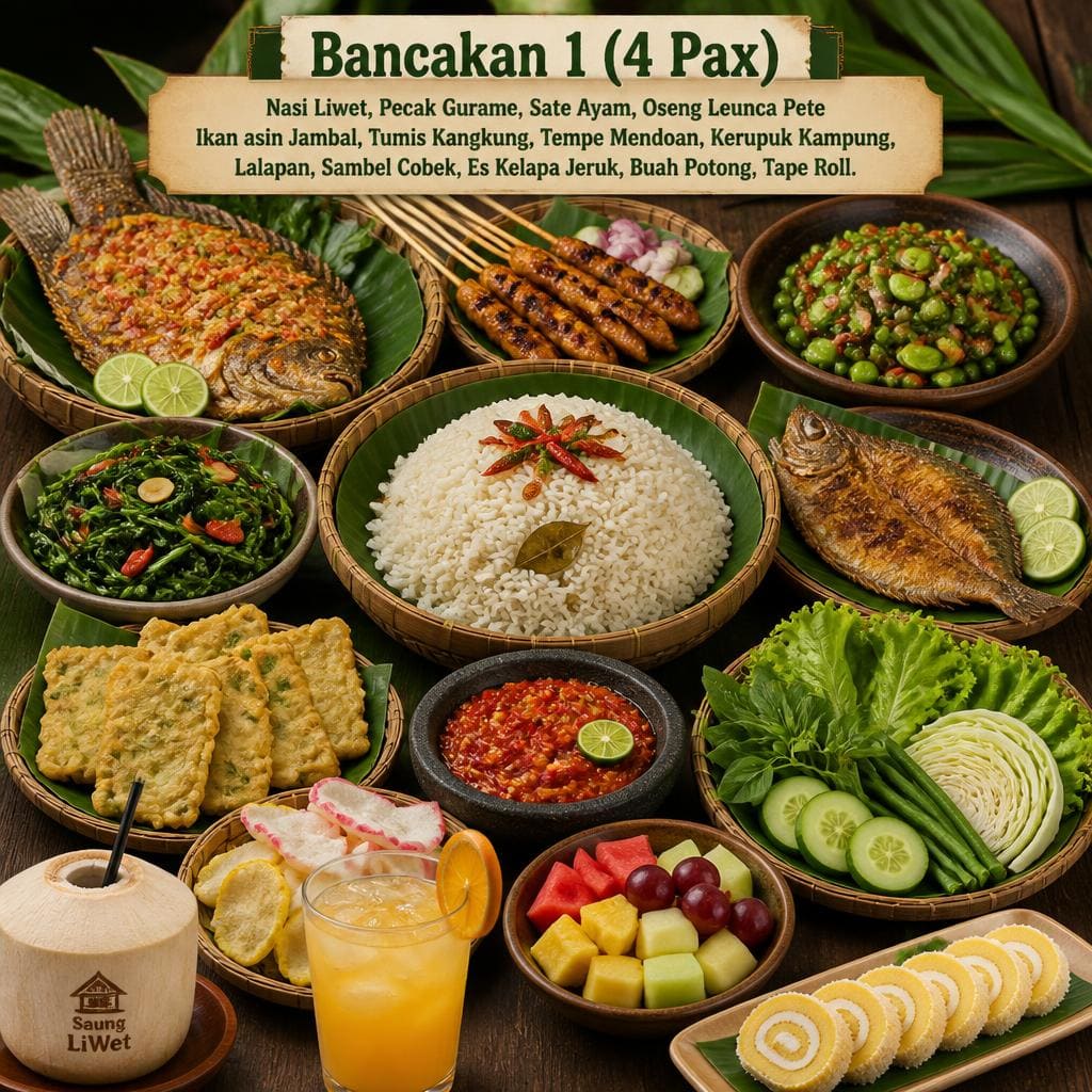 Bancakan 1 untuk 4 Pax di RM Bumi Aki
